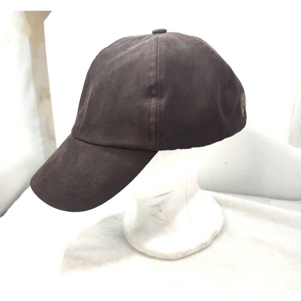 Outlast Brown Suede Baseball Cap Adjustable Sz OS Mens Caps Classic Impermeable